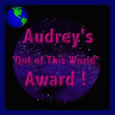 Audrey's Out of the World Award 2