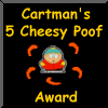 Cartman's 5 Cheesy Poof Award