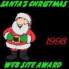 Santa's Christmas Web Site Award